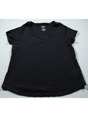 True Classic Women's Relaxed Fit V-Neck Slub Shirt XS T-Shirt